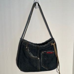 Rare Y2K Denim Blues Retro Denim Purse